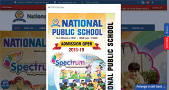 Desktop Screenshot of nationalpublicschool.org.in
