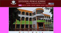 Desktop Screenshot of nationalpublicschool.in