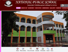 Tablet Screenshot of nationalpublicschool.in